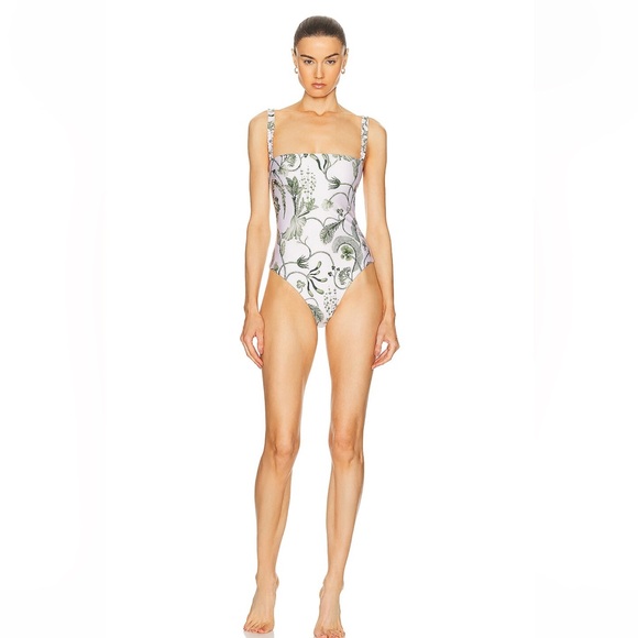 AGUA BY AGUA BENDITA Limon Habitat Ruffled One-Piece Swimsuit - Picture 4 of 10